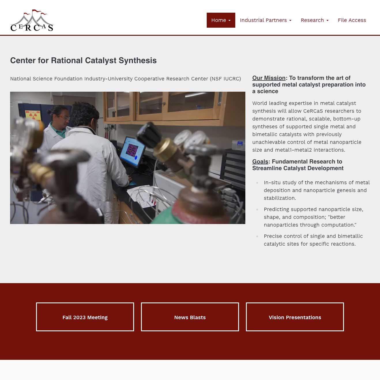 Center for Rational Catalyst Synthesis website