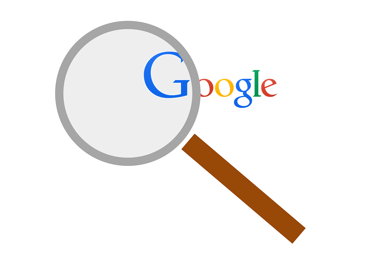 Google with Magnifying Glass