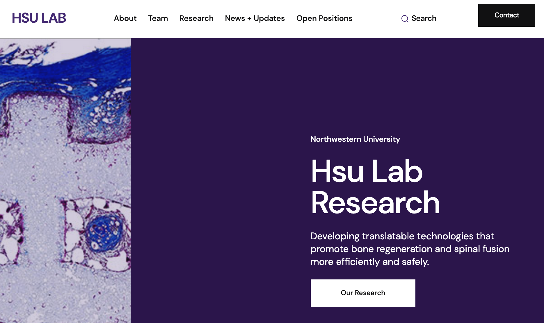 Hsu Lab homepage