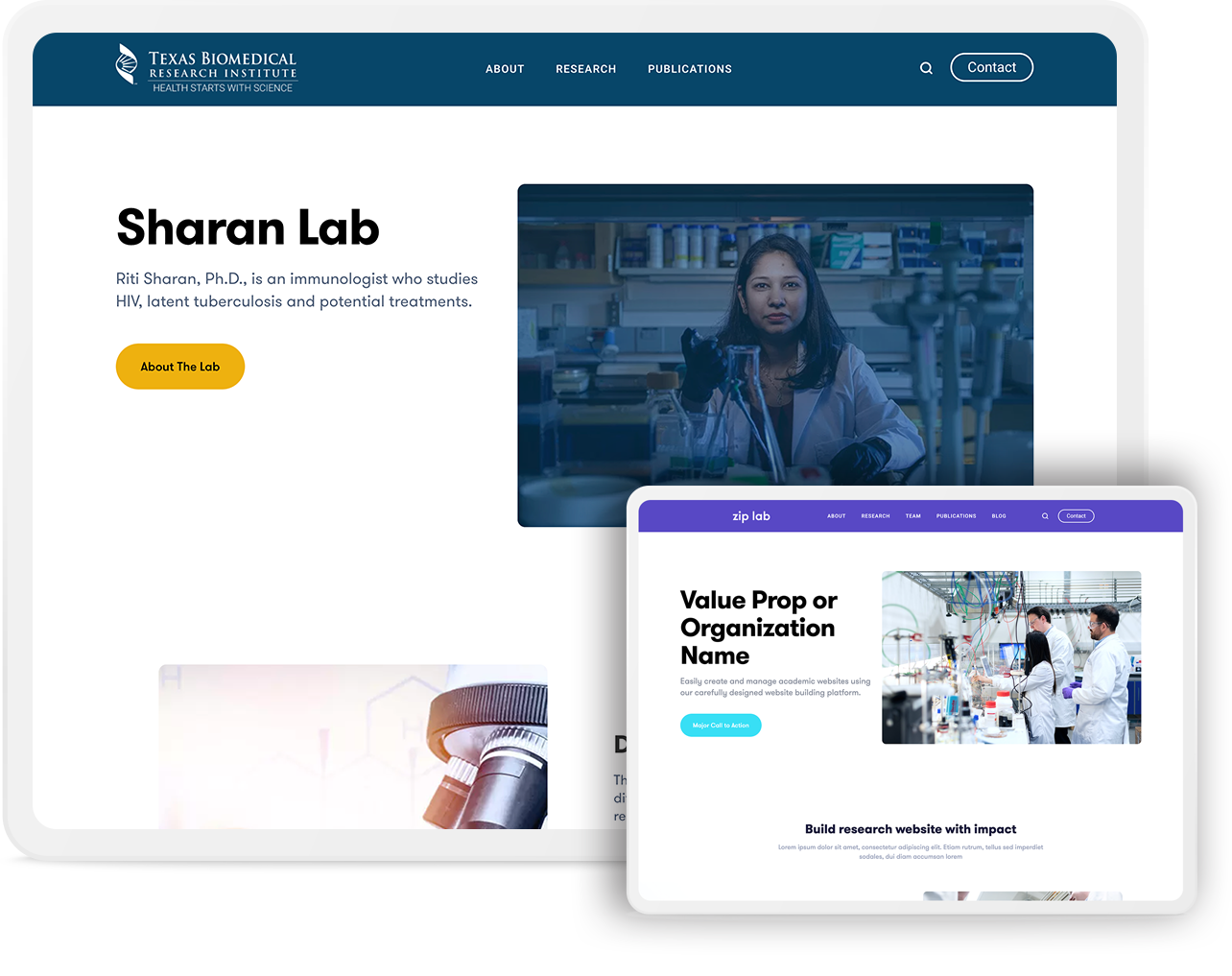 TBRI Sharan Lab - Featured Site Gallery
