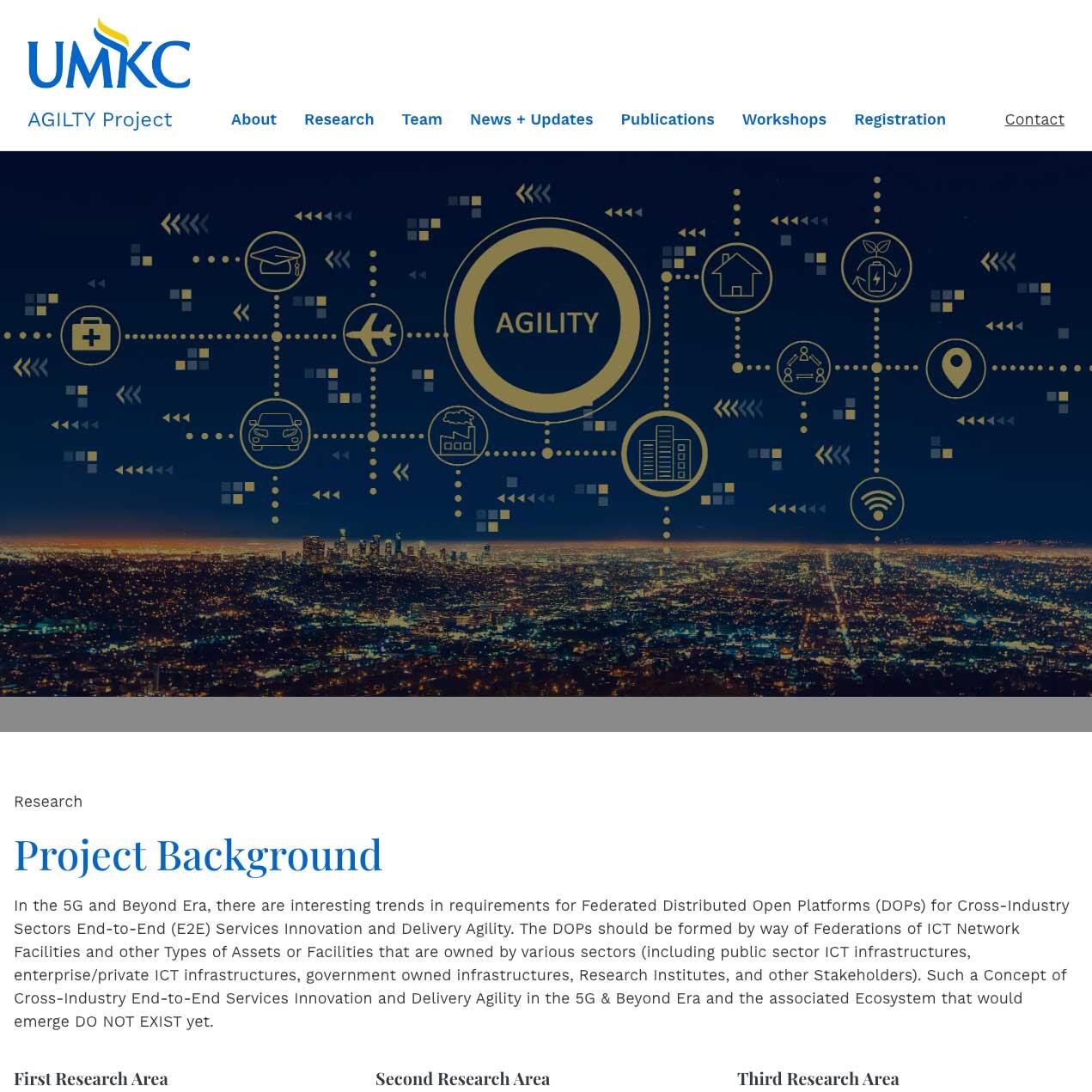 Agility Project at UMKC website