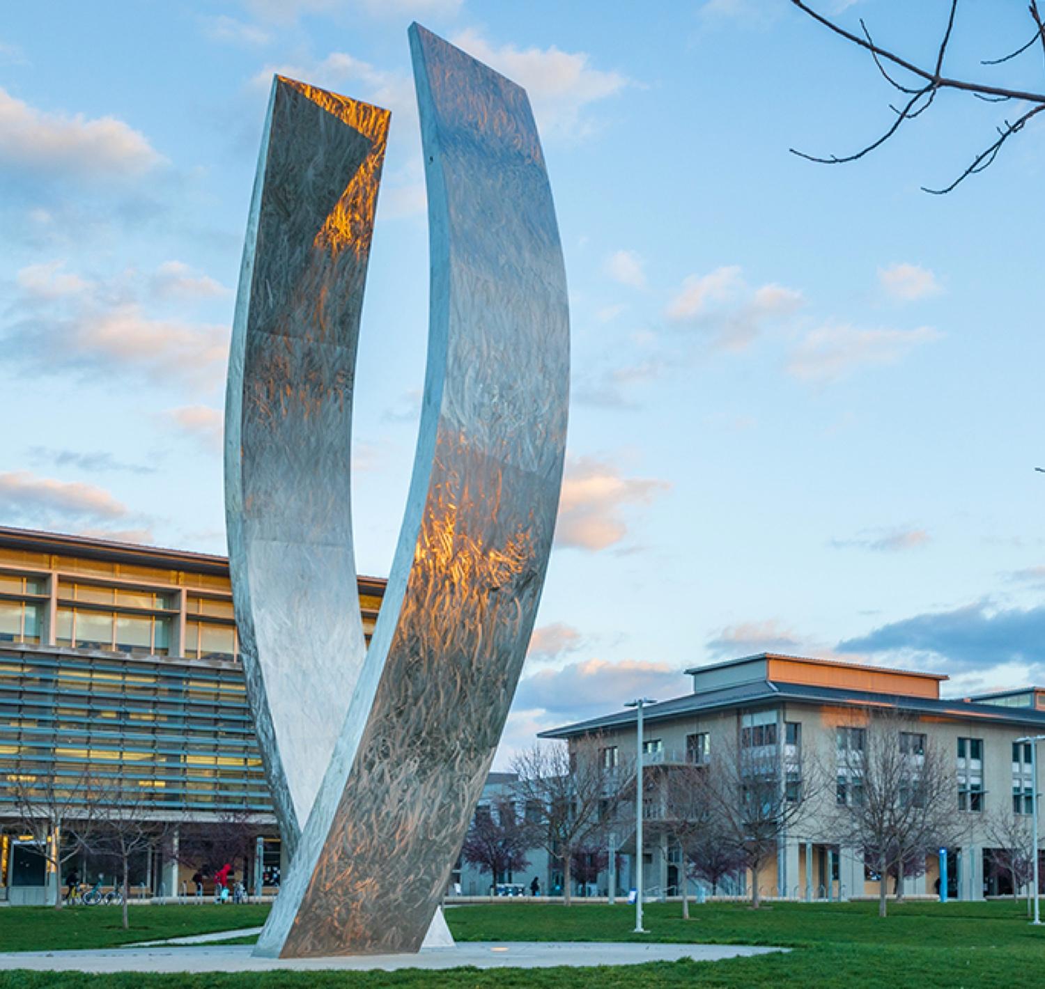 University of California Merced campus Beginning sculpture