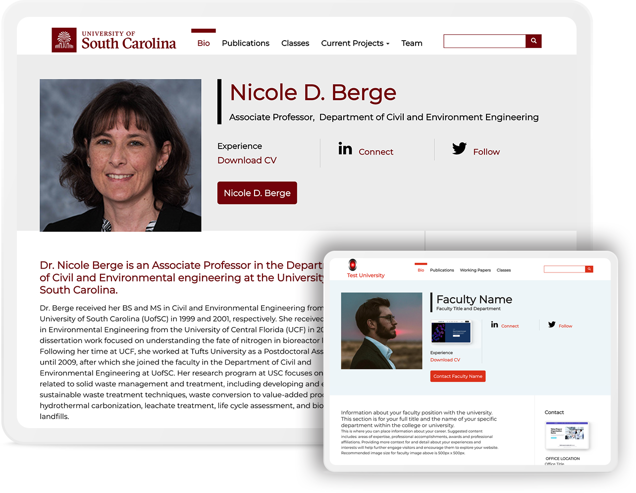 University of South Carolina, Nicole D. Berge - Site Gallery