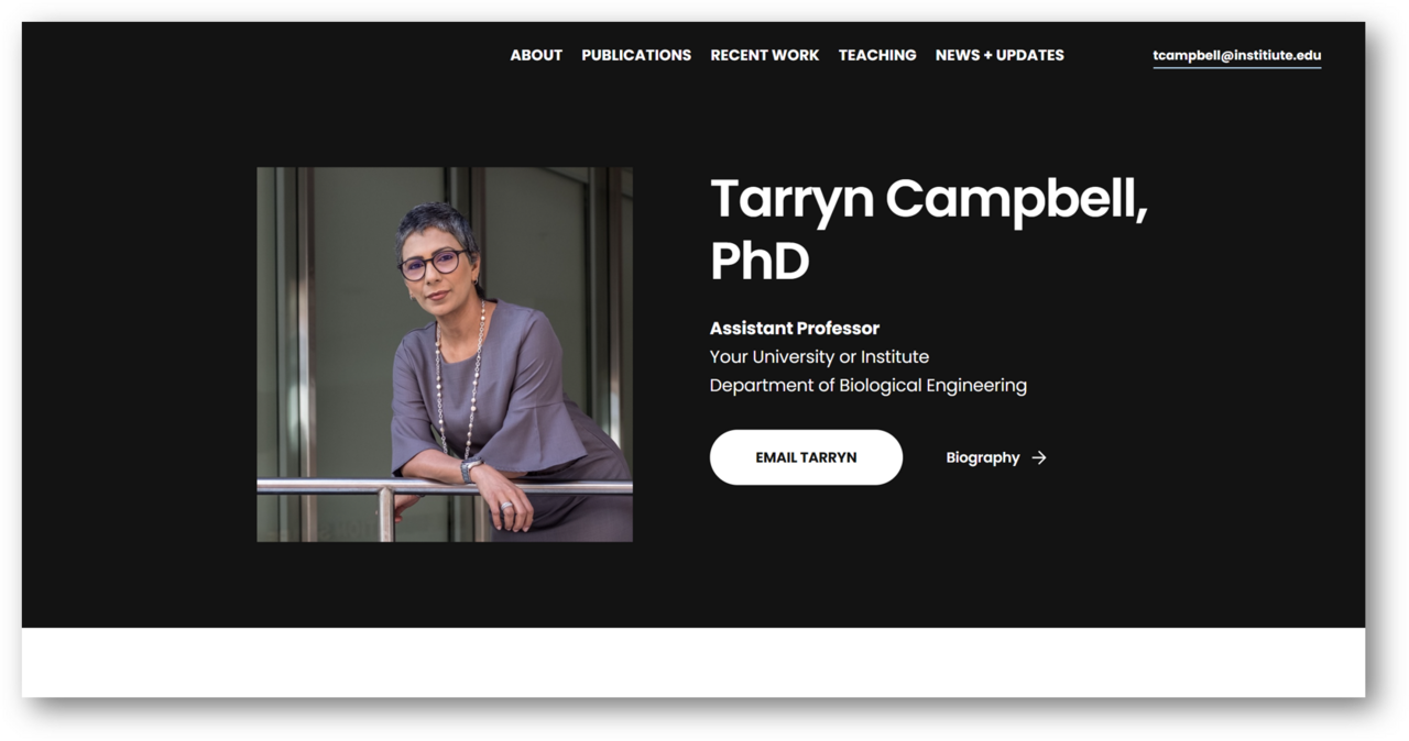 Campbell Template Preview