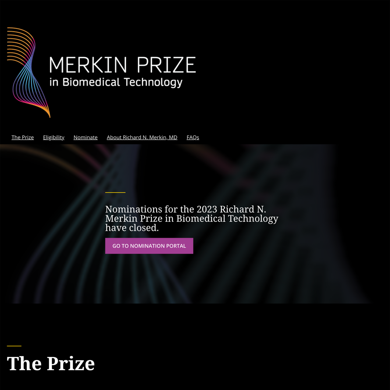 Merkin Prize website