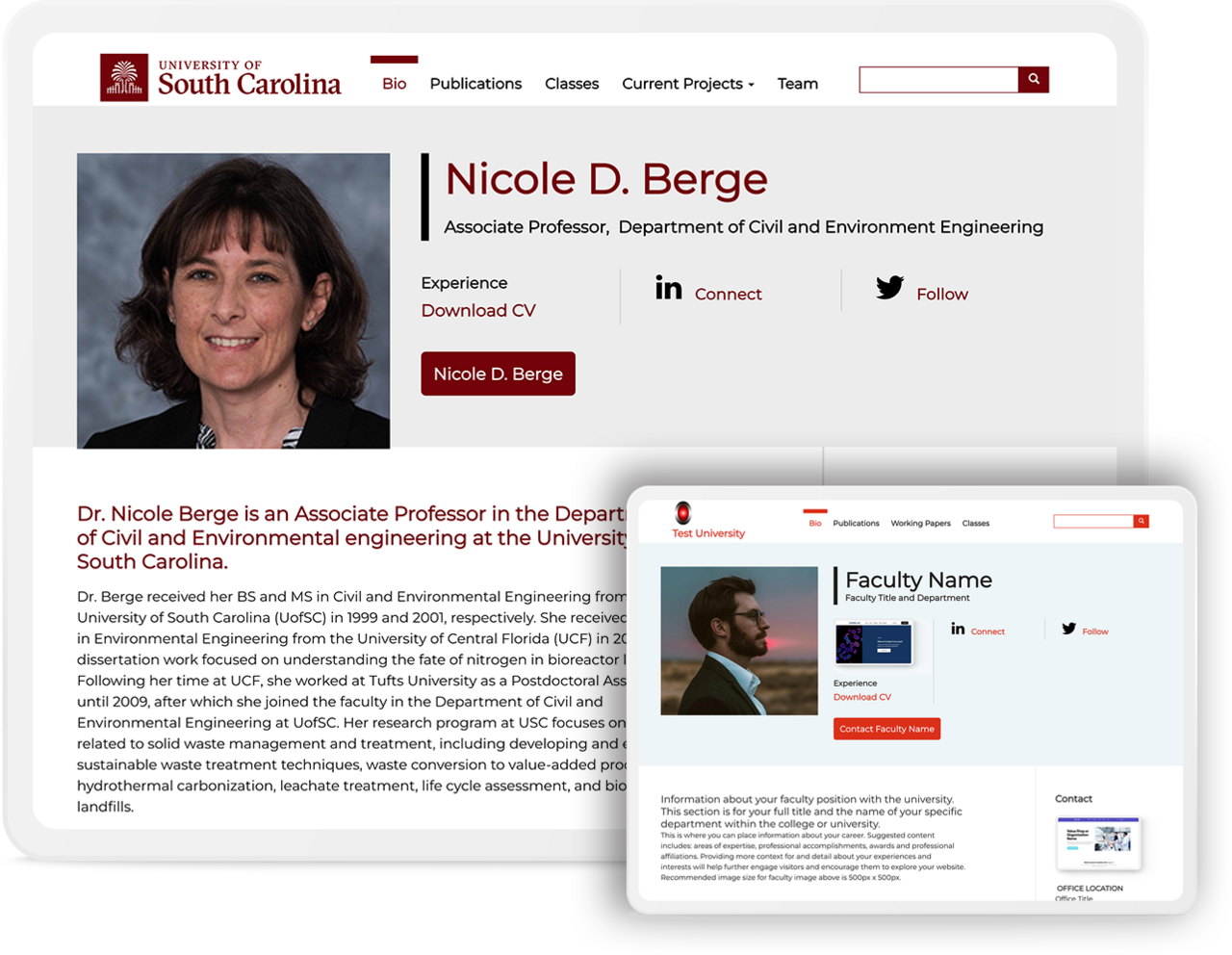 University of South Carolina, Nicole D. Berge - Site Gallery