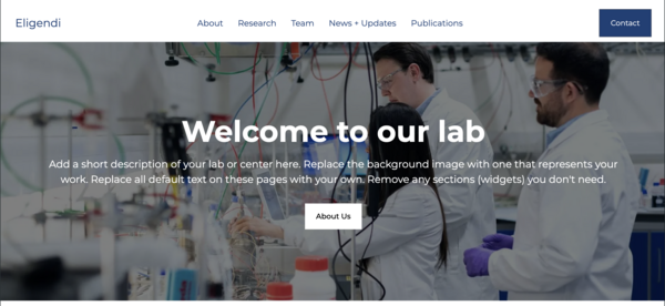 Callout banner with background image