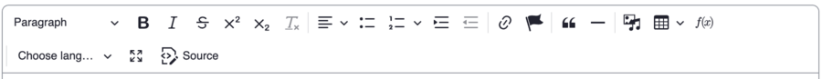 Upgrade Rich Text editor toolbar
