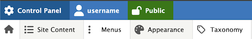 Green open lock icon