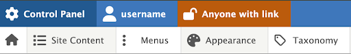 orange open lock icon