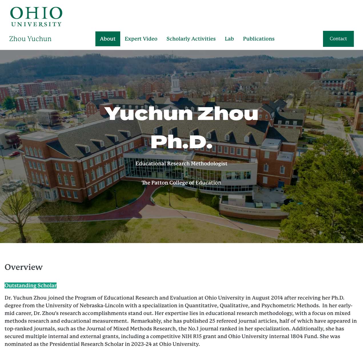 Yuchun Zhou website